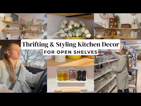 *HUGE* Thrift & Style With Me to Create a Cozy and Functional Kitchen
