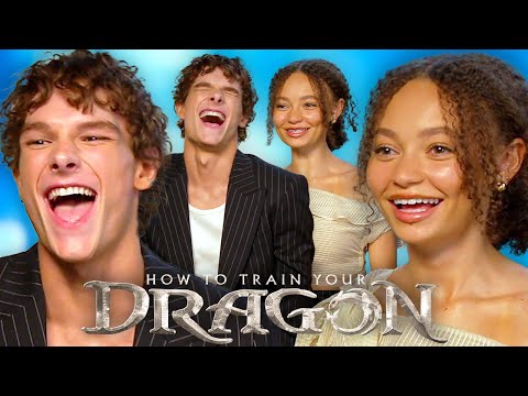 Mason Thames & Nico Parker Interview Each Other | How To Train Your Dragon