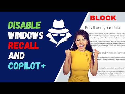 Disable Windows Recall and Copilot+ on Windows 11