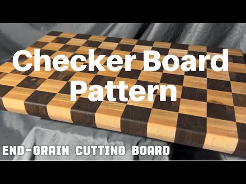 Black Walnut and Maple Checker Board Pattern