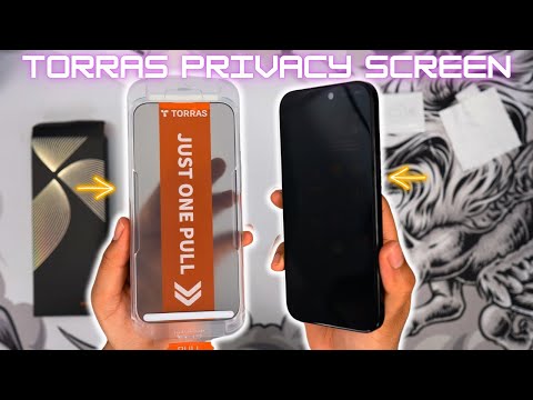 The Ultimate Privacy Screen Protector ? TORRAS Privacy Screen Protector for iPhone 16 Pro Max