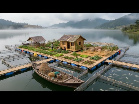 The man built a self-sufficient floating island in the sea | by @7Asian