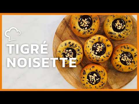 Tigré à la noisette, cœur fondant au chocolat noir | Recette Food’Cuisine