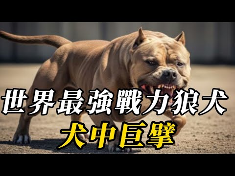 全世界10种能打败狼的猛犬，第八名是大家熟知的恶霸，第一名比藏獒还要可怕，千万不要碰！#世界之最 #动物 #动物世界 #知识渊博