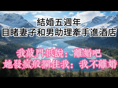結婚五週年，目睹妻子和男助理牽手進酒店，我敲門只說：“離婚吧！” 她發瘋般攔住我：“我不離婚！”#故事 #情感 #婚姻 #小说