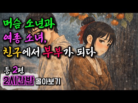 야담창고 몰아보기 '소꿉친구에서 부인으로, 여종과 머슴 이야' 등 2시간 | 야담 구전설화