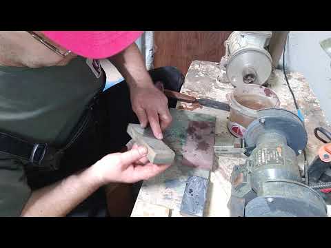 Заточка полукруглой стамески. Tool sharpening. Уроки заточки инструмента.