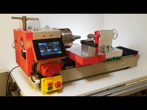 3D printed concrete lathe, part 3, final