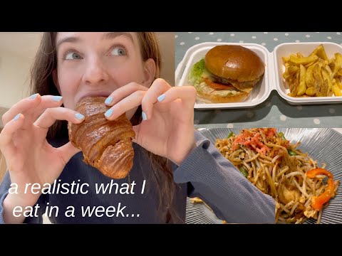 What I eat in a week *lots of eating out*