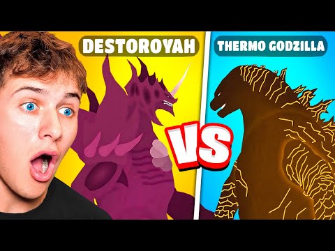 THERMO GODZILLA Vs THE DESTROYAH!