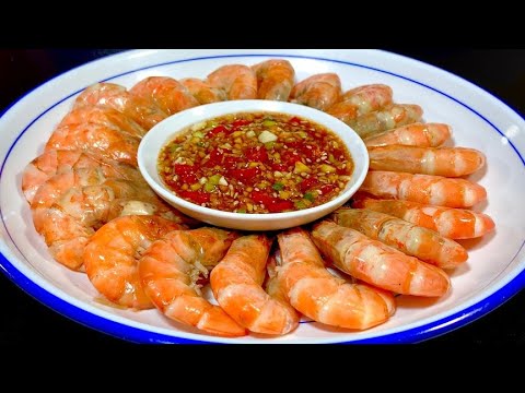 白灼蝦不要冷水下鍋焯水，很多人錯了，總廚教你正確做法，特美味【阿朝哥美食 】#白灼蝦 #蝦