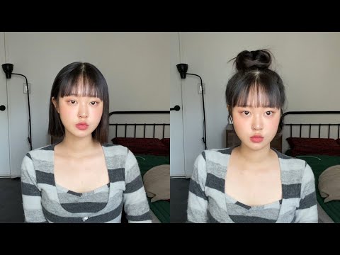 💇🏻‍♀️Short hair is possible with a ponytail❗️How to easily style short hair in various ways HAIR ...