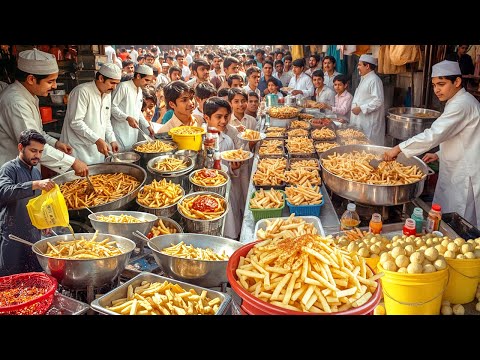 HARDWORKING BOY MAKING PERFECT FRENCH FRIES 🍟 | HOW TO MAKE CRISPY FRIES | BEST STREET FOOD PAKISTAN