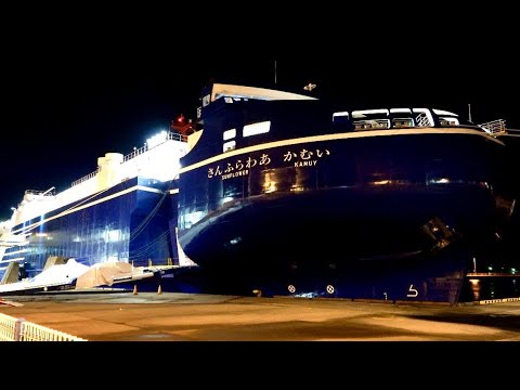 Overnight on a Brand-New Late-Night Ferry | 18-Hour Solo Journey & Vending Machine Food