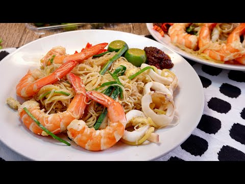 So Easy Everyone Can Cook! Singapore Hokkien Prawn Mee 炒福建虾面 Stir Fried Noodles Recipe | Hawker Food
