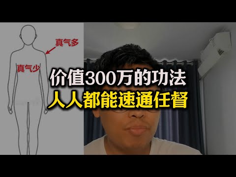 价值300万的功法，人人都能速通任督，真传一句话！无为桩核心秘诀彻底公开！#站桩#实修#养生#无为#任督#健康