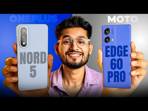 OnePlus Nord 5 vs Moto Edge 60 Pro Full Comparison 🔥 Best Smartphone under 30000?