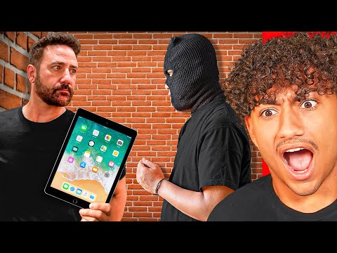 DAD STEALS SON'S IPAD FOR DRUGS!!
