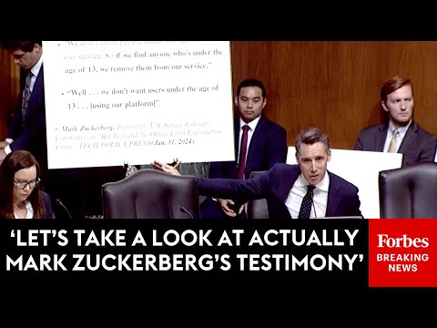 BREAKING: Hawley Claims Mark Zuckerberg Has 'Deliberately Misled And Lied To The American People'