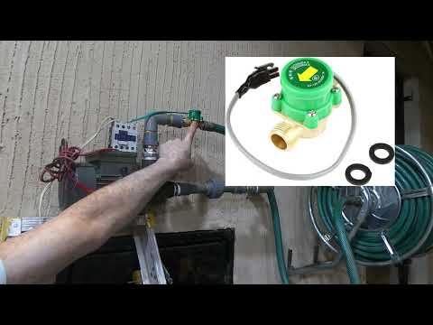 سنسور مستشعر لتدفق الماء داخل الأنابيب  يقوم بتشغيل مضخة الماء