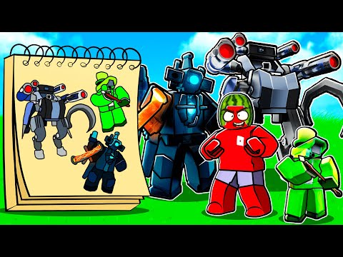 ANYTHING I DRAW COMES TO LIFE In Toilet Tower Defense