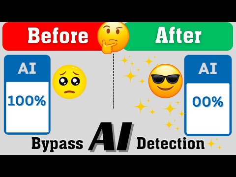 Bypass AI detection in 2024 || Bypass Turnitin ZeroGPT Originality AI and more |100% humanize