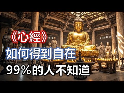 心經,如何得到自在。觀世音菩薩為何能得自在?心經早已明白指出:行深般若波羅蜜多時,照見五蘊皆空,度一切苦厄。菩薩的自在,不是天生的,不是外求的,是修出來的#佛學#智慧#因果