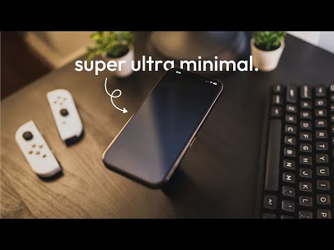 my ultra MINIMAL phone setup to fix my attention span.