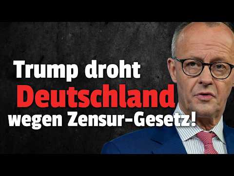 💥Kanzler hat neues Problem: USA fordert ENDE der ZENSUR von Merz