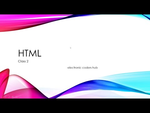 HTML basic for Beginners|web development series class 2
