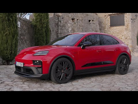 New 2026 Porsche Macan GTS Carmine Red - Driving, Walkaround and Interior