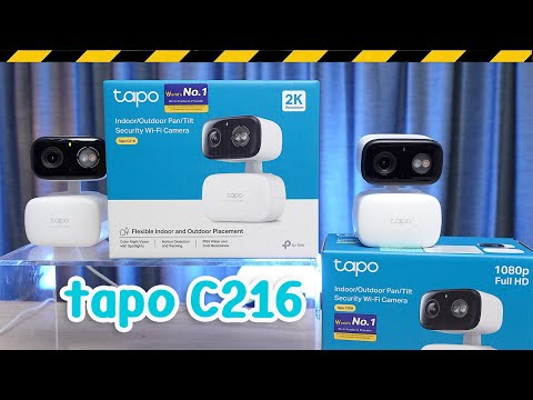 รีวิว tapo C216  IP CAM 2in1 ทั้งindoor-outdoor หมุนได้ 899 บ. 2K 3MP ชัด มีAI คุ้มเวอร์