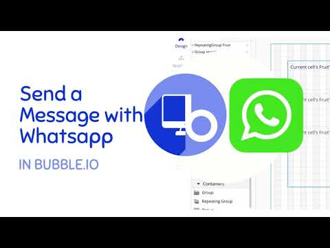 How-To Send A Message Through Whatsapp Integration with Bubble.io