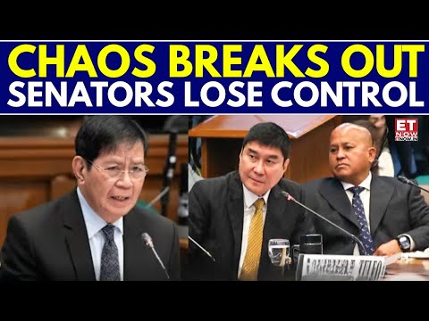 Philippines Senate Live: BRUTAL SHOWDOWN! Senators Lose Control on Camera | ET Now | Latest News