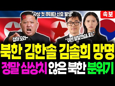 김정은 끝났다! 김한솔 72시간 망명 작전 성공! 마지막 열쇠 움직이자 평양 발칵｜24시간 탈출 시나리오 | 해외감동사연 | 탈북 이유 | 탈북사연 | 탈북스토리 | 북한이야기