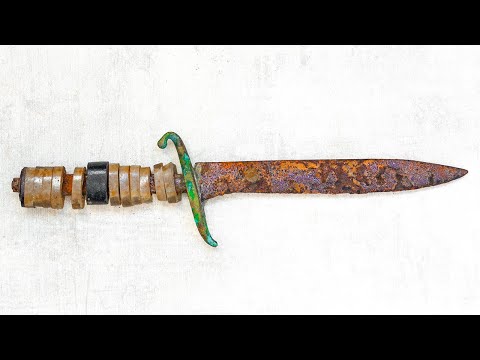 Restoration Rusty KNIFE- Blade REFORGED