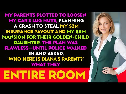 My parents Sabotaged my car to cause a deadly crash and steal a $5M villa for my golden-child sister