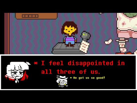 Sans Room Chara and Clover Dialogue! Undertale Red & Yellow
