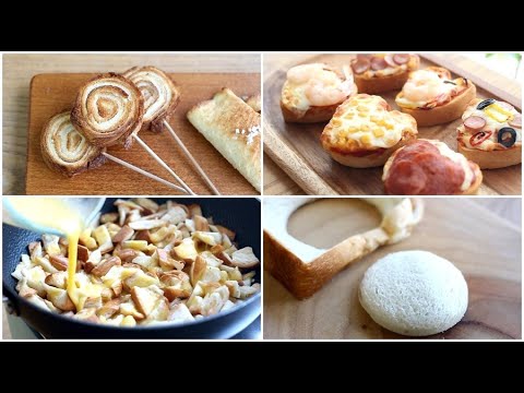 식빵요리 11가지 몰아보기 !! 쉽고 간단한 간식 모음 ! 두번 세번 해먹을 레시피 놓치지마세요~