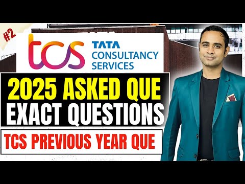 TCS NQT 2025 Asked Questions | TCS NQT Previous Year Questions | TCS Questions