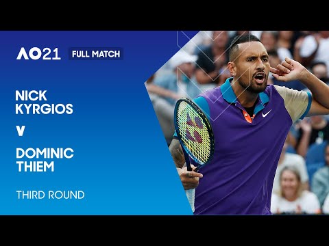 Nick Kyrgios v Dominic Thiem Full Match | Australian Open 2021 Third Round