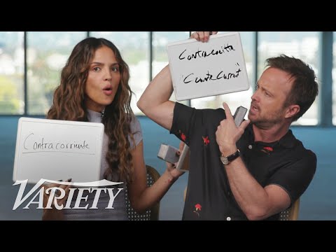 How Well Do Aaron Paul & Eiza González Know Each Other?