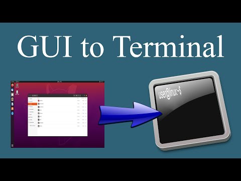 Linux Terminal: From GUI to Command Line