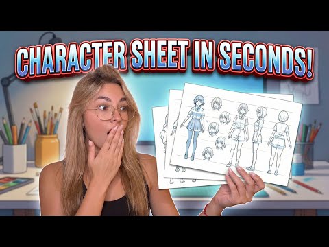 PixAI Turns ONE Image Into a Full Character Sheet (In Seconds)