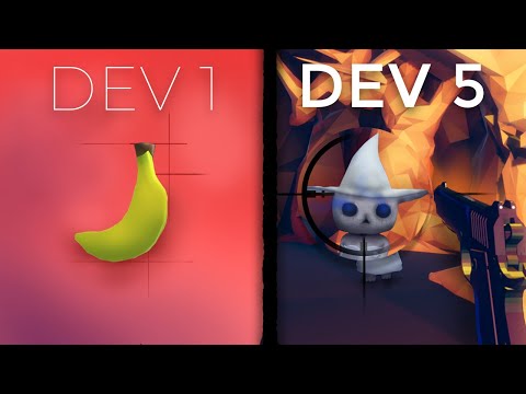 5 DEVS Make a GAME without COMMUNICATING! (FPS edition)