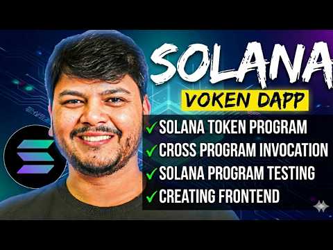 Build a Complete Solana Voting + Token DApp (7 HOURS, From Scratch) 🔥