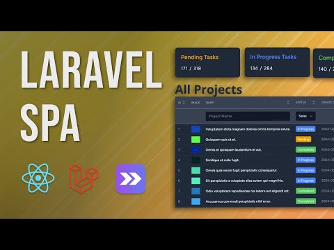 Laravel 11 + React Full Stack App with Inertia - Project Management App