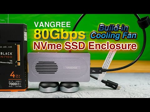 FAST & COOL? VANGREE 80Gbps NVMe SSD Enclosure Review – Thermal Test, Speed Results, & Real Talk!