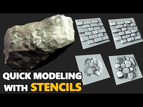 Quick Sculpting with Textures in Blender