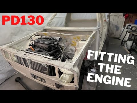 Fitting The PD130 Engine - Episode 7 - 1987 Volkswagen Caddy MK1 Restoration Project
